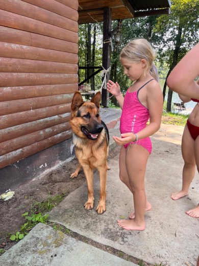 Zdjęcie z obozu rodzinnego na Litwie